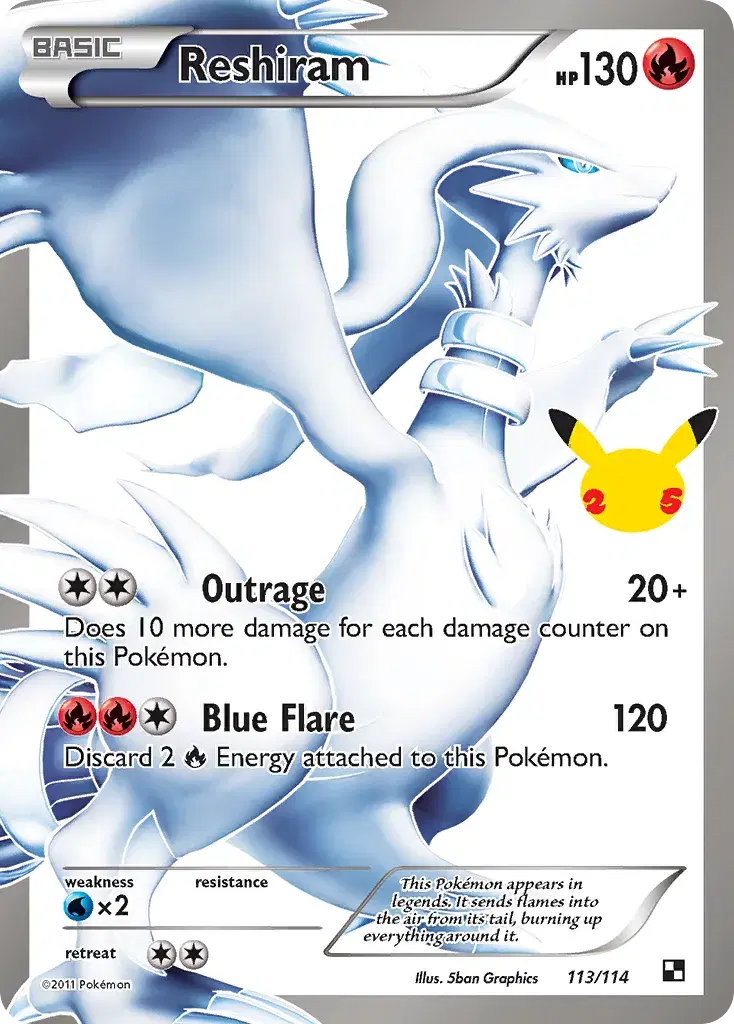 Reshiram Celebrations: Classic Collection 113