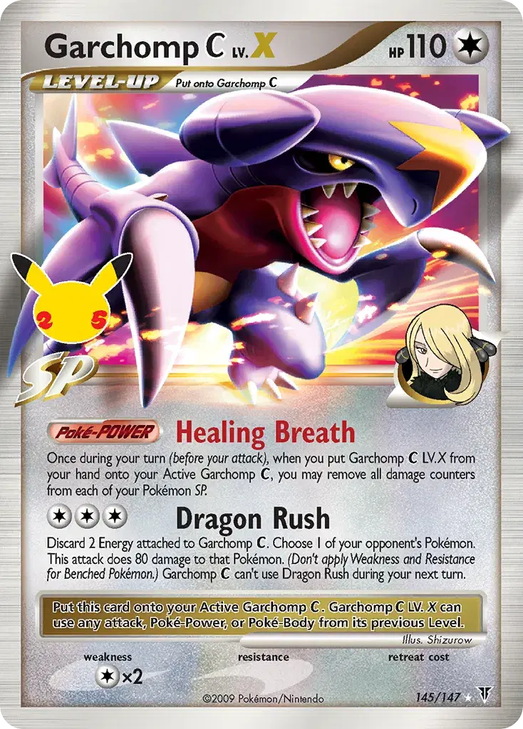 Garchomp C LV.X Celebrations: Classic Collection 145