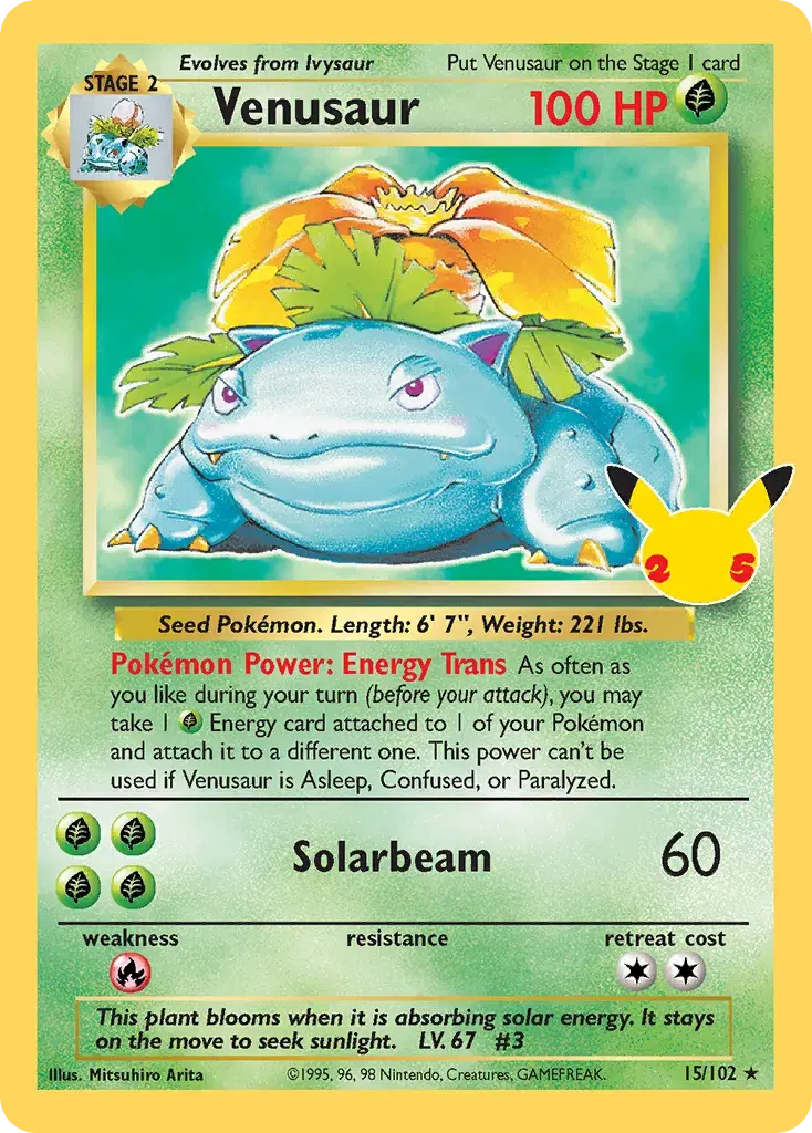 Venusaur Celebrations: Classic Collection 15