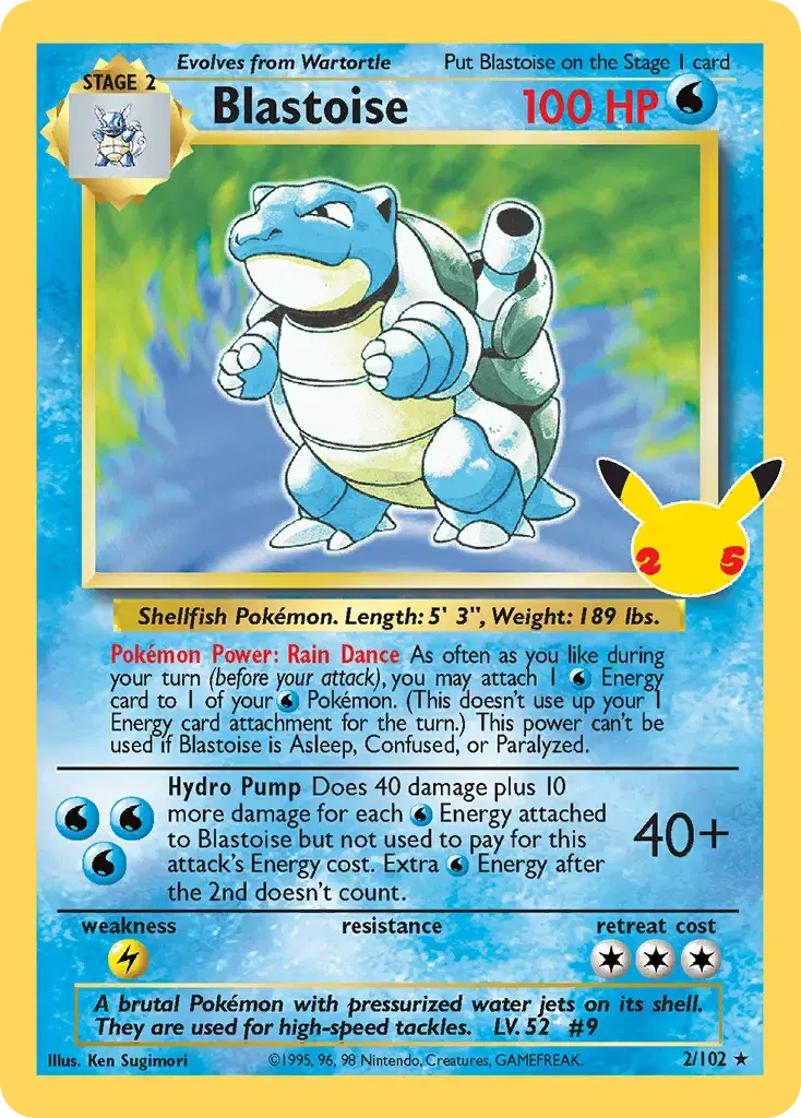 Blastoise Celebrations: Classic Collection 2