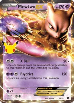 Mewtwo-EX Celebrations: Classic Collection