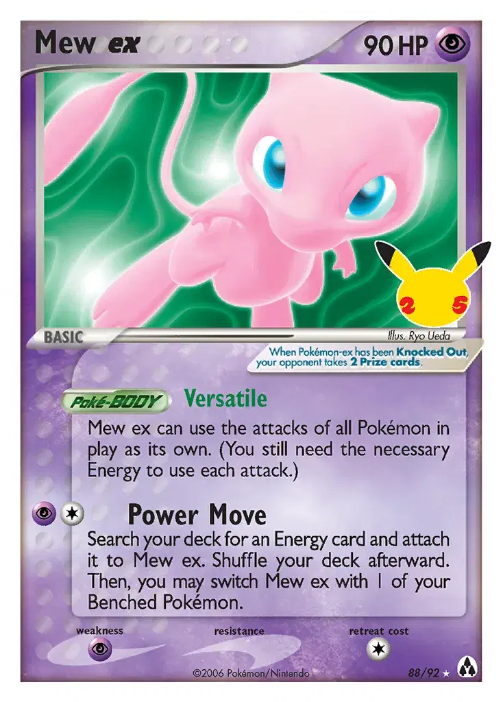 Mew ex Celebrations: Classic Collection 88