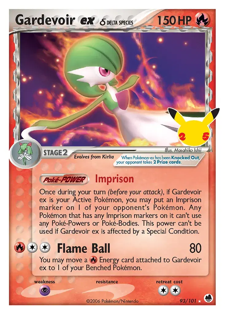 Gardevoir ex δ Celebrations: Classic Collection 93