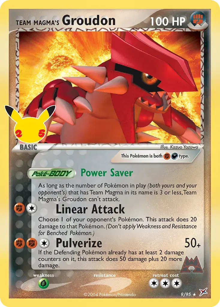 Team Magma's Groudon Celebrations: Classic Collection 9