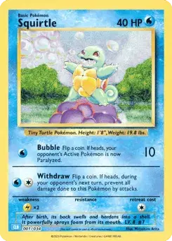 Squirtle Pokémon TCG Classic - Blastoise