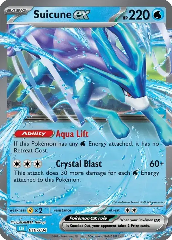 Suicune ex Pokémon TCG Classic - Blastoise 10