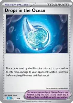 Drops in the Ocean Pokémon TCG Classic - Blastoise