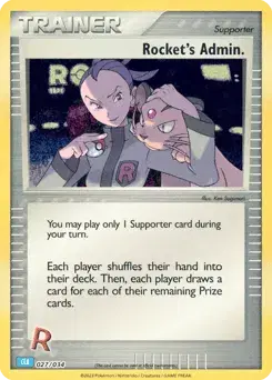 Rocket's Admin Pokémon TCG Classic - Blastoise