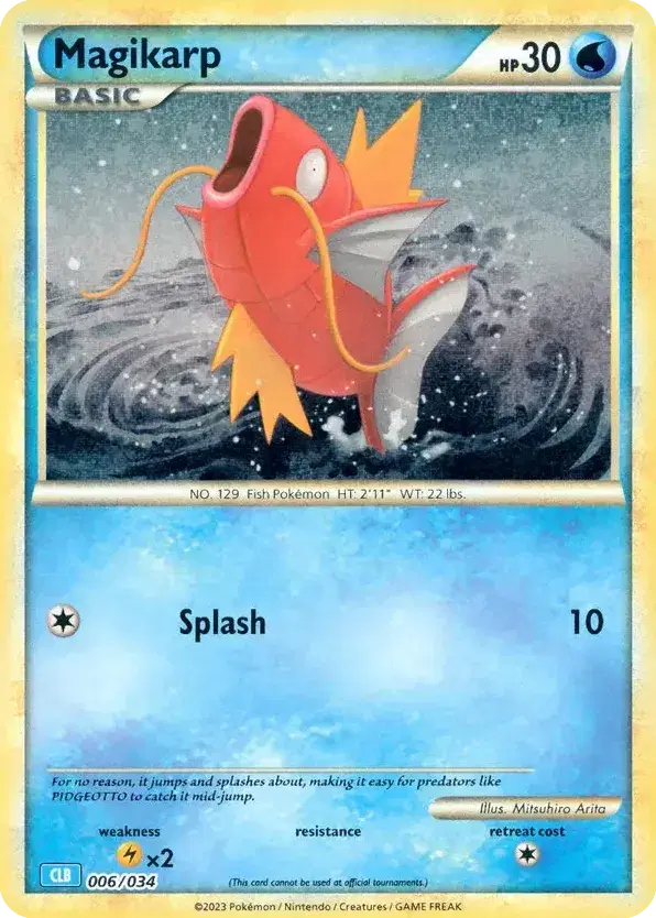 Magikarp Pokémon TCG Classic - Blastoise 6