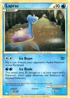 Lapras Pokémon TCG Classic - Blastoise