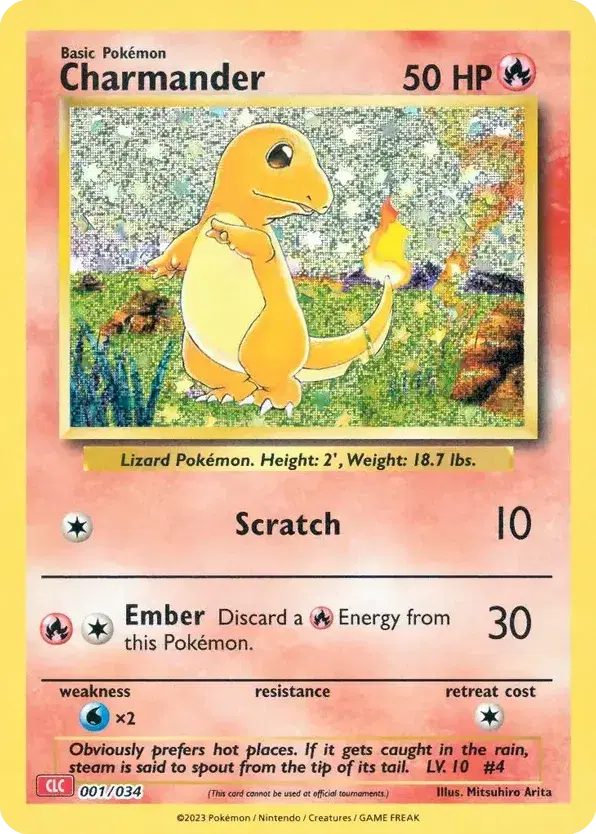 Charmander Pokémon TCG Classic - Charizard 1