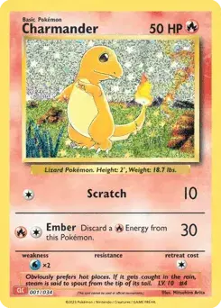 Charmander Pokémon TCG Classic - Charizard