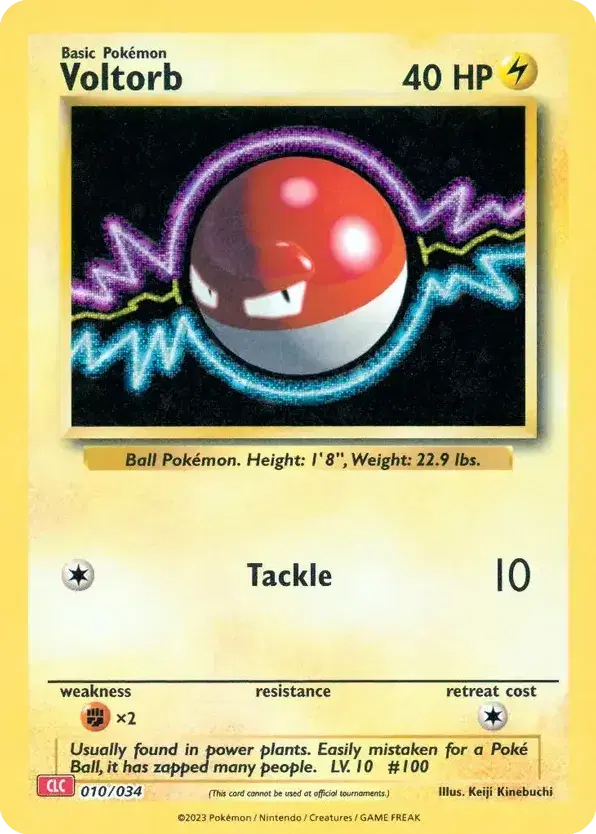 Voltorb Pokémon TCG Classic - Charizard 10