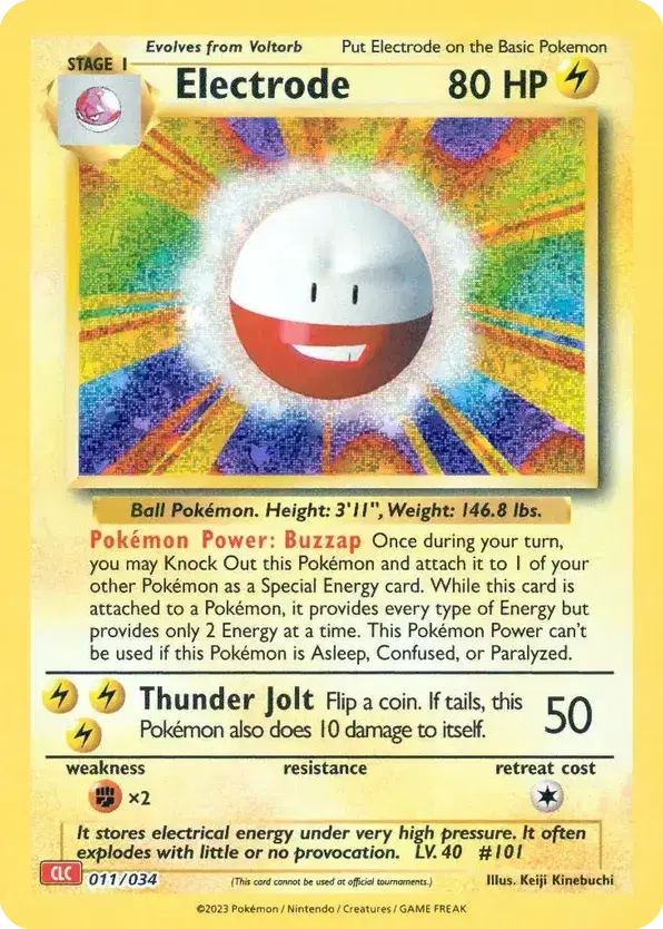 Electrode Pokémon TCG Classic - Charizard 11