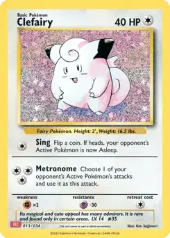Clefairy Pokémon TCG Classic - Charizard