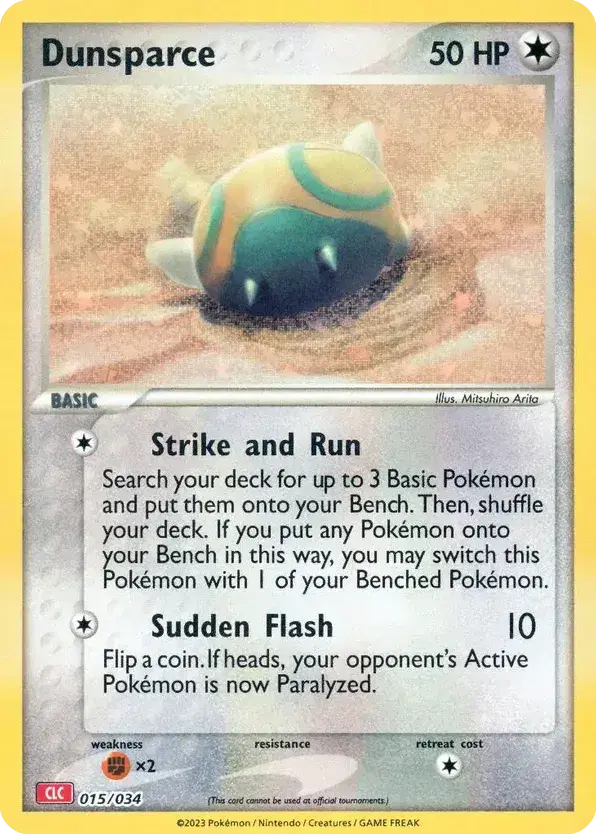 Dunsparce Pokémon TCG Classic - Charizard 15