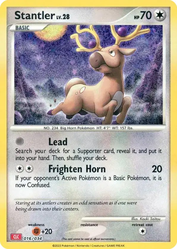 Stantler Pokémon TCG Classic - Charizard 16