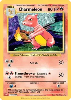 Charmeleon Pokémon TCG Classic - Charizard
