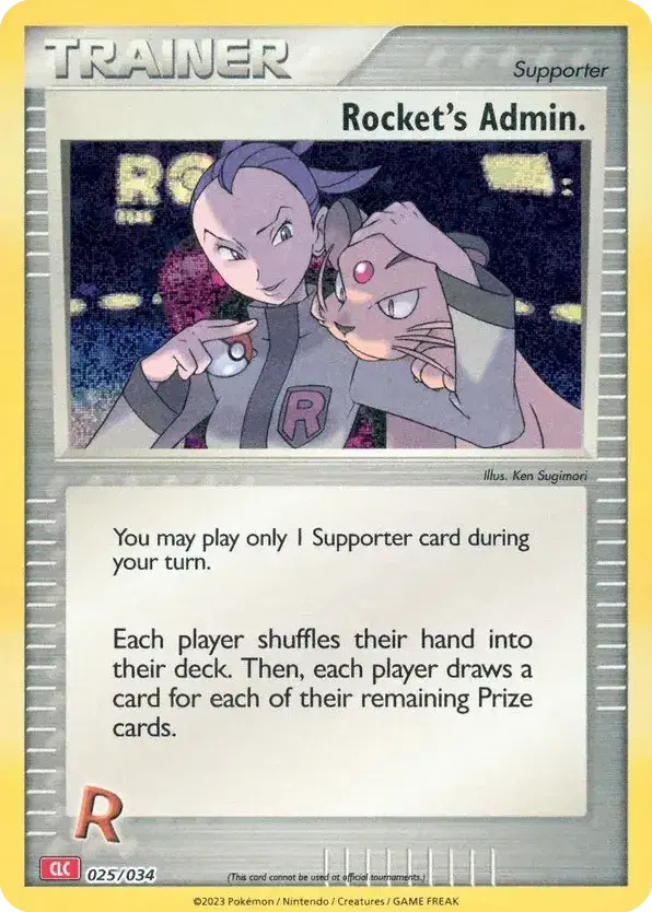 Rocket's Admin Pokémon TCG Classic - Charizard 25