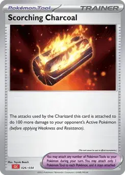 Scorching Charcoal Pokémon TCG Classic - Charizard