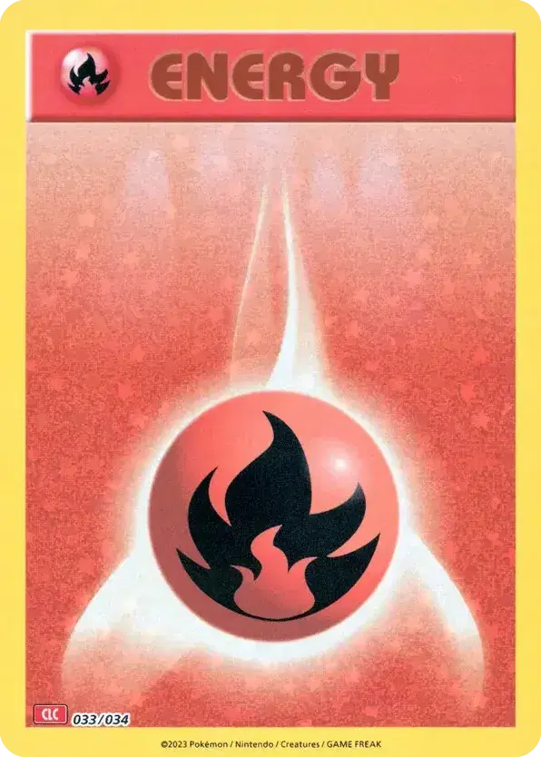 Basic Fire Energy Pokémon TCG Classic - Charizard 33