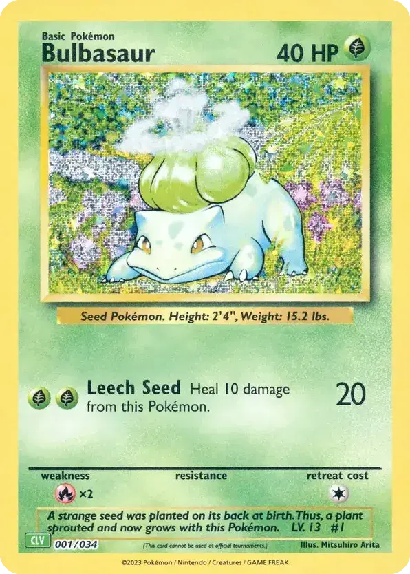 Bulbasaur Pokémon TCG Classic - Venusaur 1