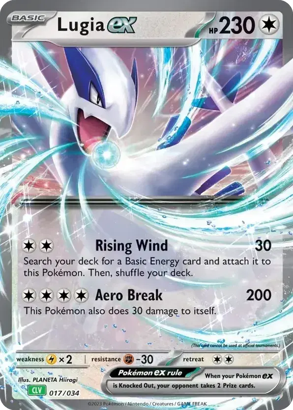 Lugia ex Pokémon TCG Classic - Venusaur 17