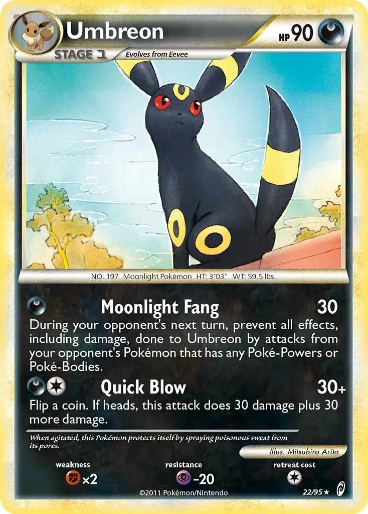 Umbreon Call of Legends 22