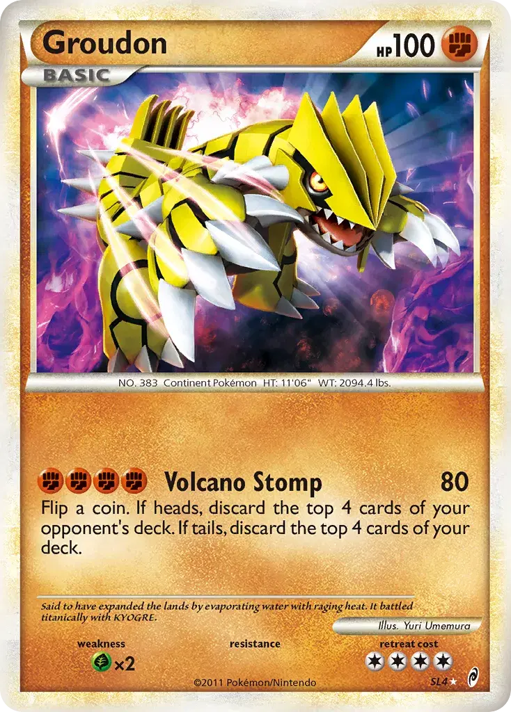 Groudon Call of Legends SL4