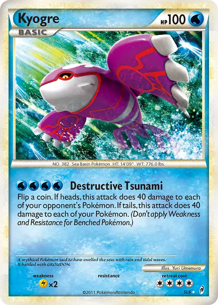 Kyogre Call of Legends SL6