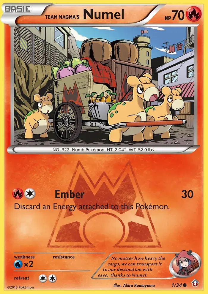 Team Magma's Numel Double Crisis 1