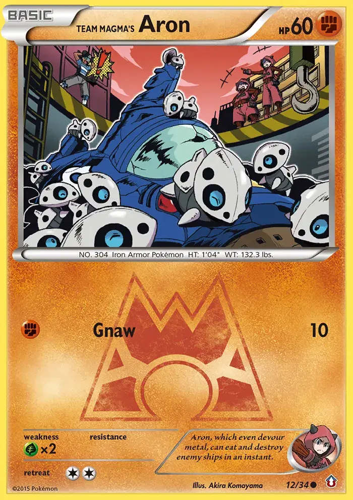 Team Magma's Aron Double Crisis 12