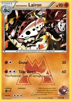 Team Magma's Lairon Double Crisis