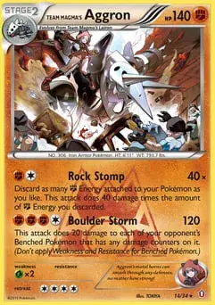 Team Magma's Aggron Double Crisis