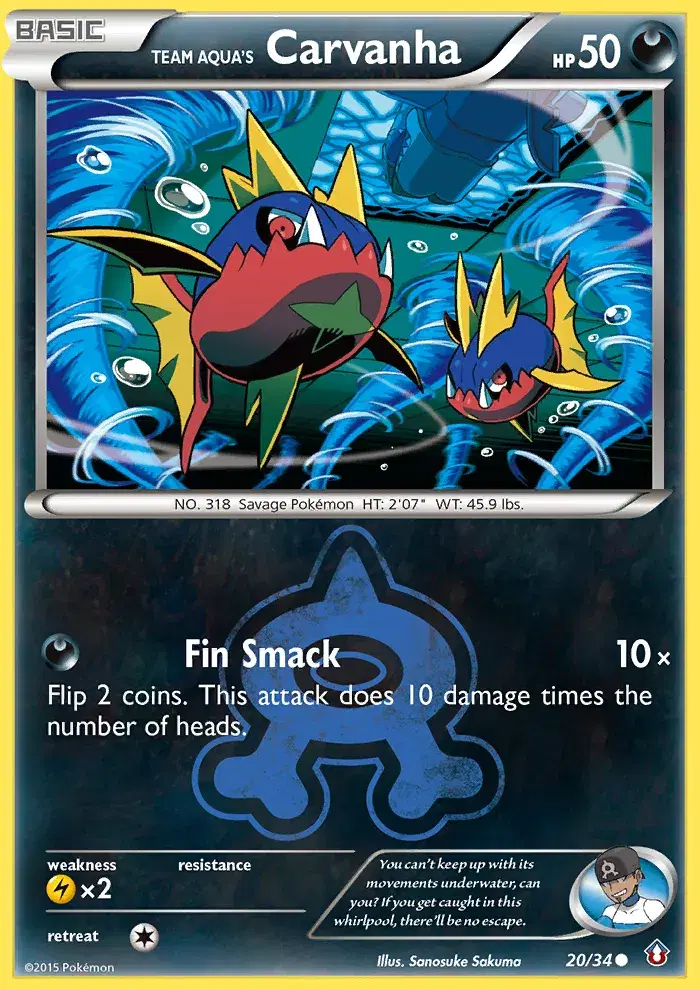 Team Aqua's Carvanha Double Crisis 20