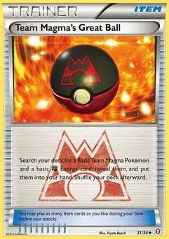 Team Magma's Great Ball Double Crisis