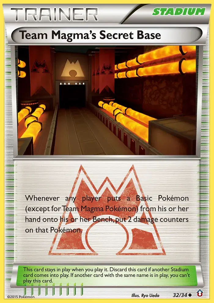 Team Magma's Secret Base Double Crisis 32