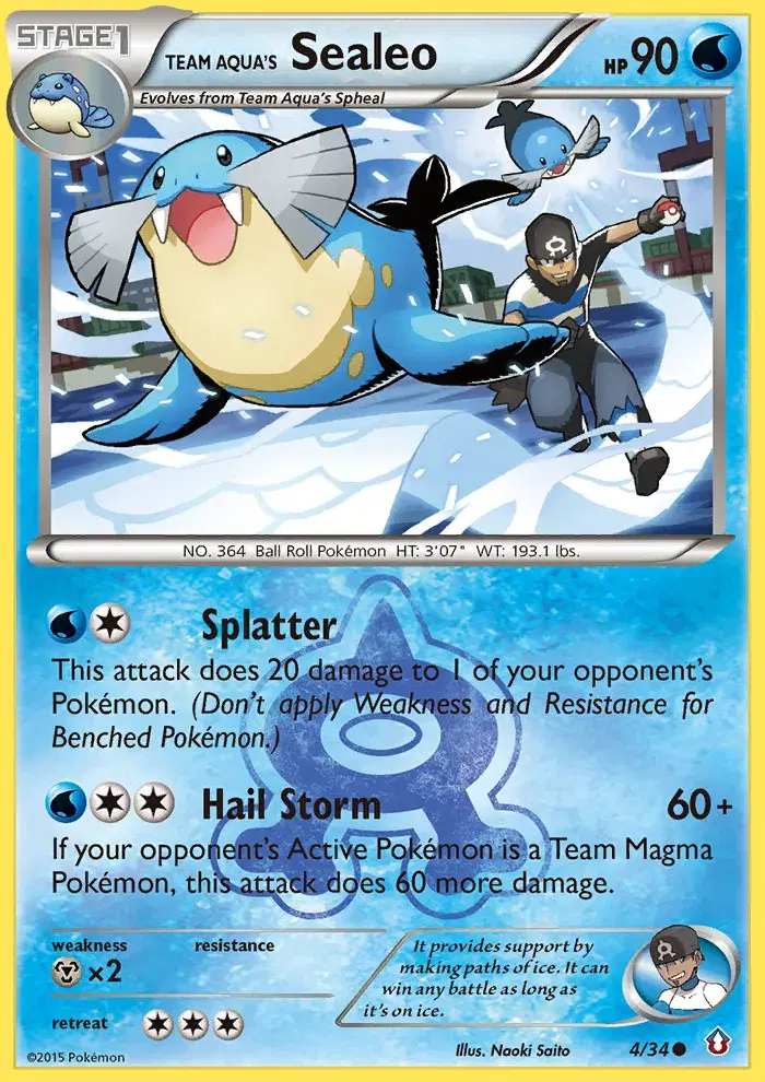 Team Aqua's Sealeo Double Crisis 4