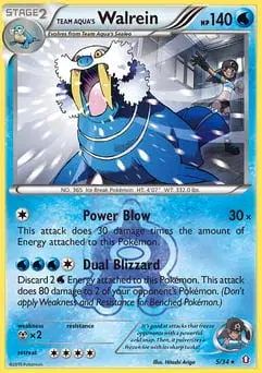 Team Aqua's Walrein Double Crisis