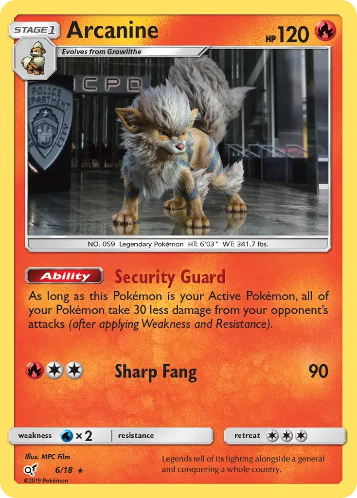 Arcanine Detective Pikachu 6