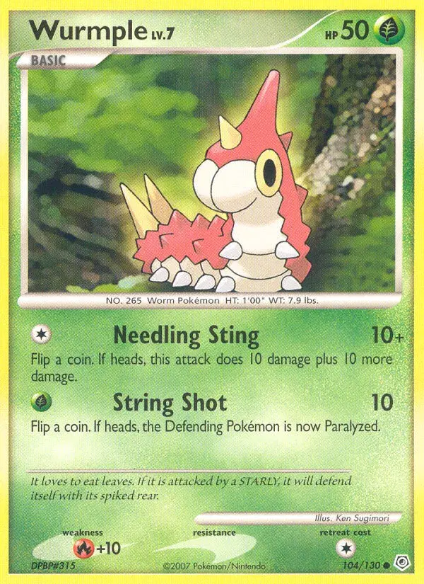 Wurmple Diamond & Pearl 104