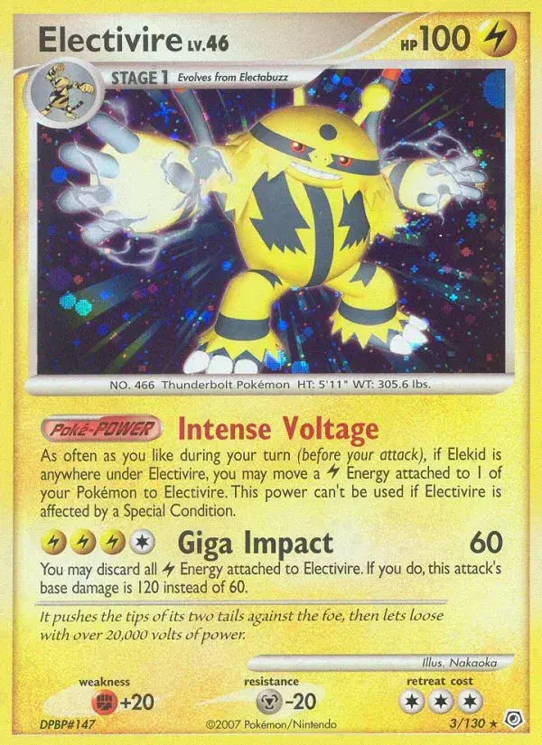 Electivire Diamond & Pearl 3
