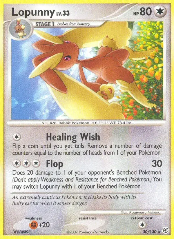 Lopunny Diamond & Pearl 30