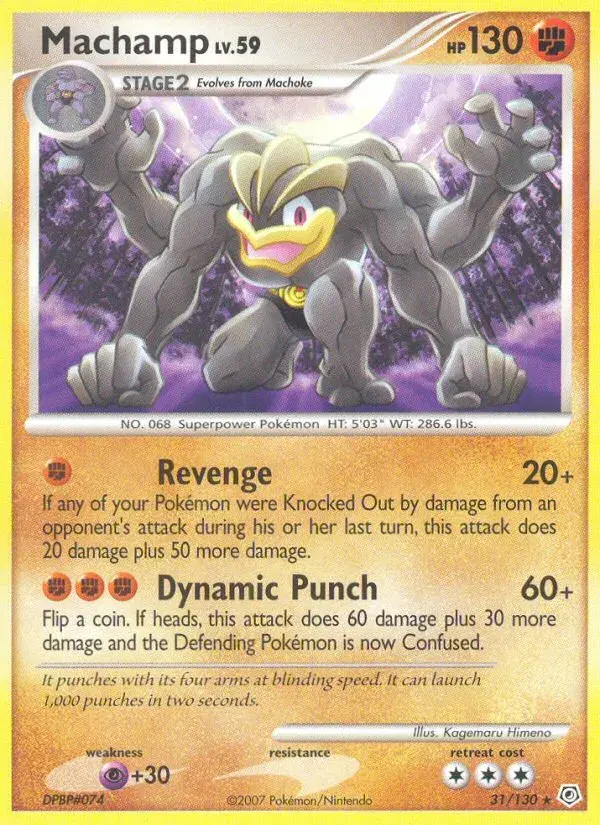 Machamp Diamond & Pearl 31
