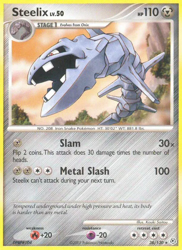 Steelix Diamond & Pearl 38