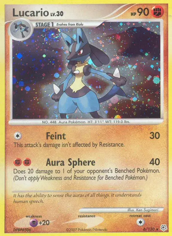 Lucario Diamond & Pearl 6