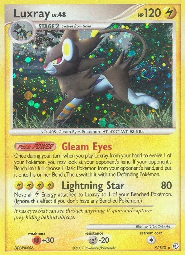Luxray Diamond & Pearl 7