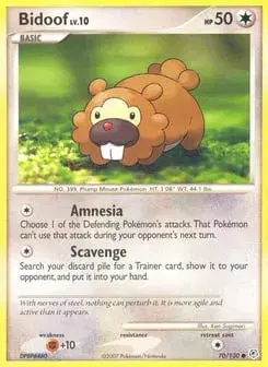 Bidoof Diamond & Pearl