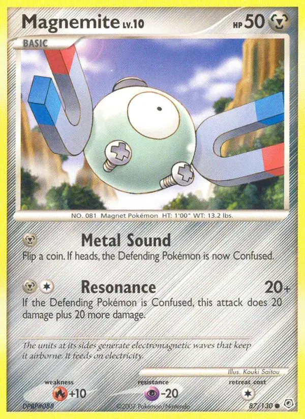 Magnemite Diamond & Pearl 87
