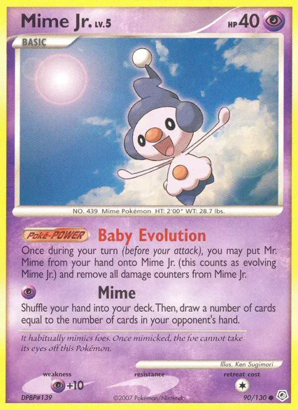 Mime Jr. Diamond & Pearl 90